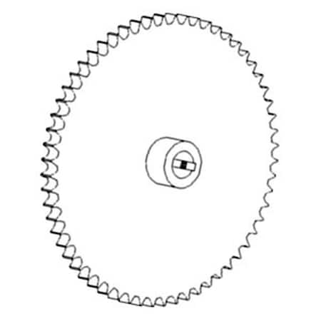 Aic Replacement Parts Sprocket, Grain Tank Cross Auger Fits John Deere 9400 9500 9600 WN-AH140001-PEX